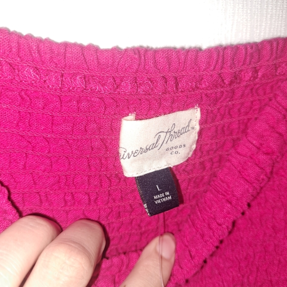 Pink top, universal thread brand, size L, for any occasion. - Picture 4 of 6